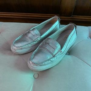 Cole Haan silver shoes (women’s size 9.5B)